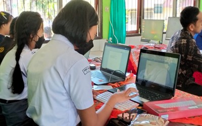 Popularkan Aksara Bali Berbasis Digital, Siswa SMA/SMK di Bangli Ikuti Sosialisasi Penggunaan Keyboard Aksara Bali di SMAN 1 Kintamani